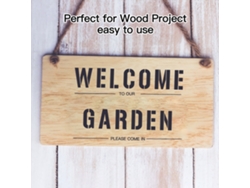 45 Plantillas Reutilizables De Pet Con Letras Y Números Para Manualidades Y Decoración Del Hogar.