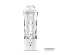 Trituradora/licuadora de hielo recargable por USB con capacidad de 450 ml, ideal para cocina y oficina.