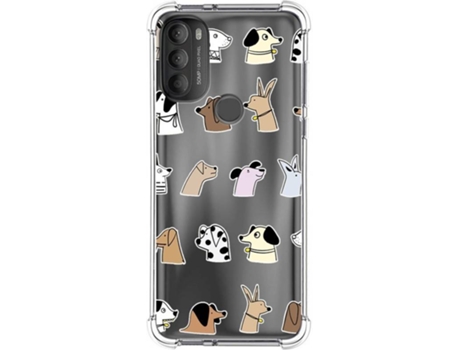 Carcasa Motorola Moto G71 5G TUMUNDOSMARTPHONE Dibujos Antigolpes Perros Multicolor