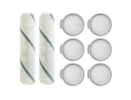 8pcs roller brush filter para xiaomi mijia scwxcq01rr roborock h6
