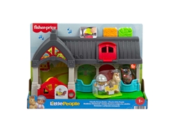 Set de juguetes de granja y establo de caballos Little People de Fisher Price de Mattel