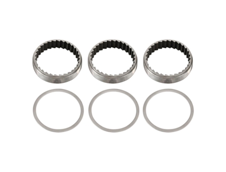 Cubo Cone Fit Road Rs-031 3 Unidades Prateadofulcrum