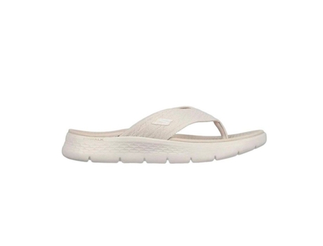 Chanclas de Mujer SKECHERS Go Walk Flex SINTETICO Beige (37)