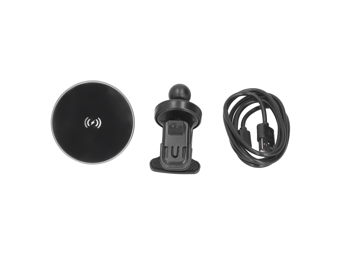 Cargador Inalámbrico Magnético Para Coche 15w Rotación 360° Soporte Estable