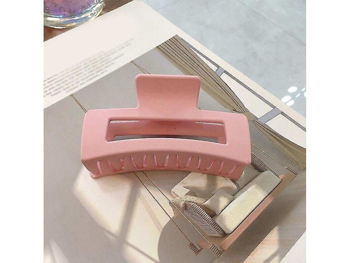 Pinza para el cabello rectangular grande 2026 para mujer, accesorio de moda hecho de resina plástica, garra de 10,5 cm.