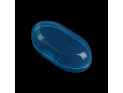Caja de PP para guardar cepillos de dientes de dedo para bebé, estuche portátil unisex para el cuidado del bebé, color blanco Rosewell