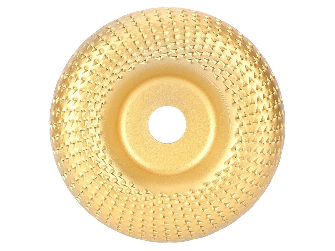 Disco De Conformado Para Lijado En Carpintería, Acero, Accesorio Para Amoladora Angular, Curva De Ángulo De Raíz, Dorado E1-531