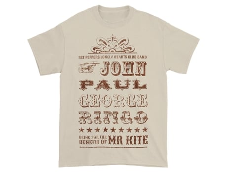 Camiseta ROCKINSTONE de los Beatles Mr Kite (Algodón - L)