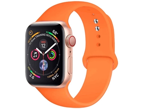 Pulsera de Silicona APPLE Watch 42/44/45mm - Laranja