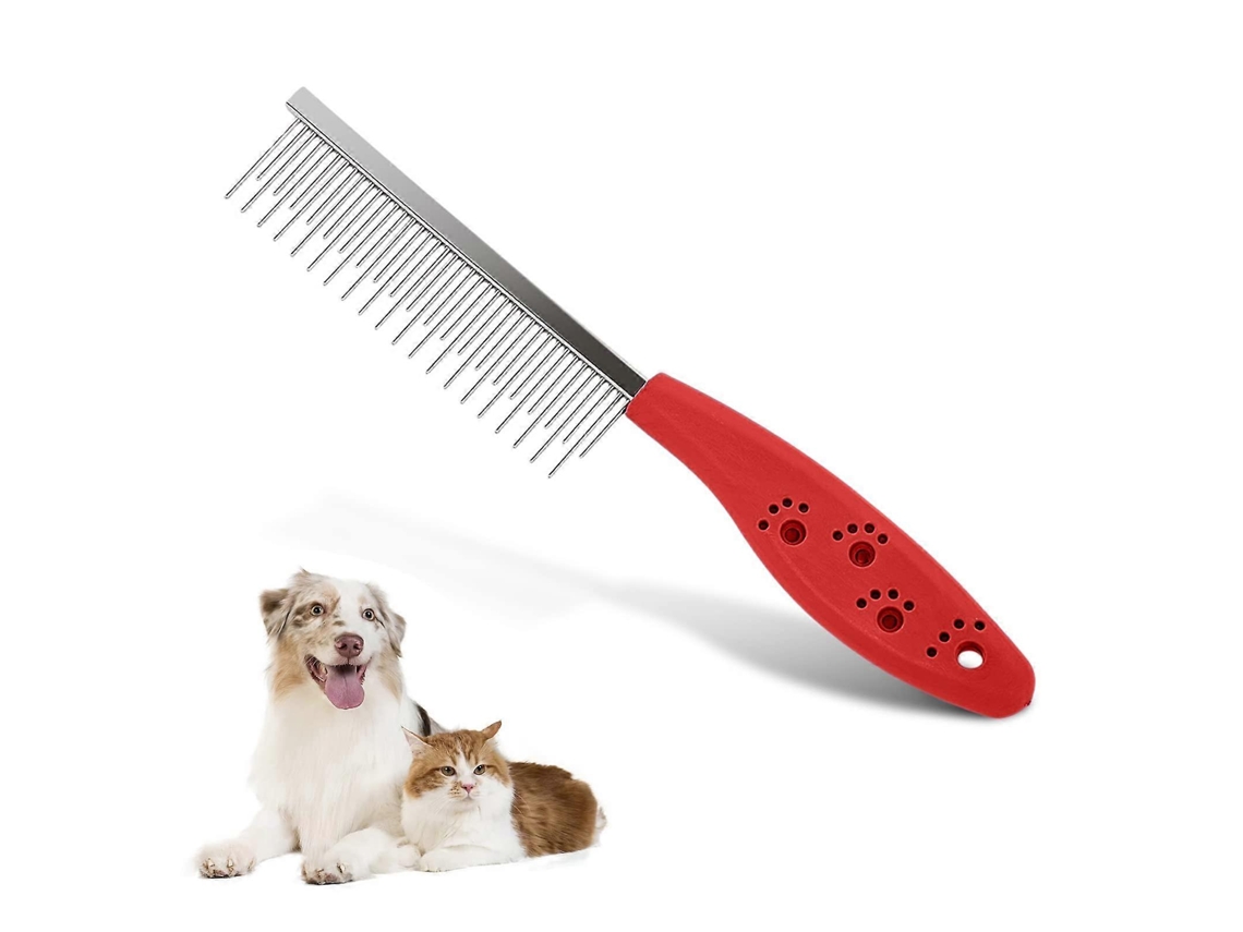 Rebe-peine Desenredante Para Perros Y Gatos, Peine De Pelaje Bajo 31 Dientes, Herramienta Ideal Para Enredos, Nudos Y Pelo Muerto