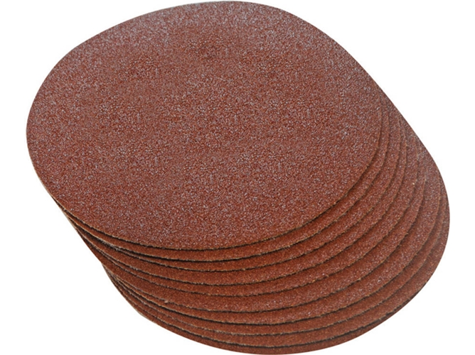 Conjunto de Discos de Lija Autoadherentes SILVERLINE 298538 - 10 piezas