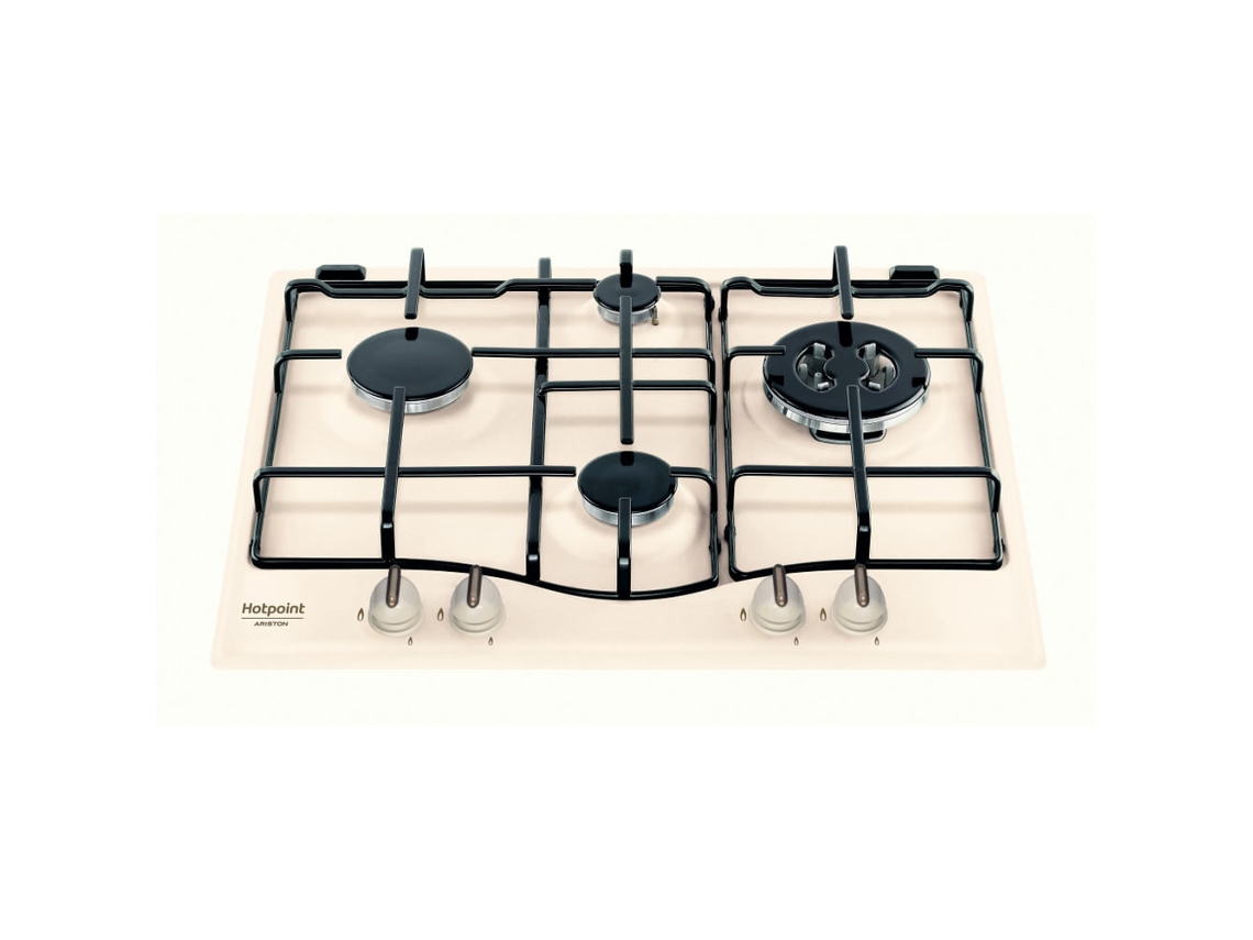 7HPCN 640T (OW) R/HA Bege Embutido 59 cm Gás 4 zona(s) HOTPOINT