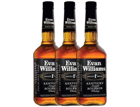 Whisky Bourbon MARIE BRIZARD Marie Brizard Evan Williams (0.7 L - 3 unidades)
