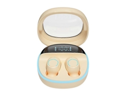 Auriculares Bluetooth transparentes Hengrongshen, auriculares intraaurales inalámbricos de alta fidelidad para juegos y deportes.