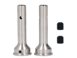 Eje Cvd De Acero Para Coche Rc Serie Arrma 1/7 1/8 Diámetro 8 Mm Accesorios Para Control Remoto Plata 2 Piezas