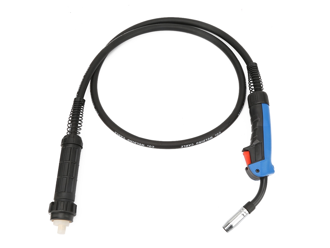 Pistola de soldadura de gas CO2 15ak Mb15 de 2 m para MIG 180/200 con alambre de 0,8~1,2 mm y 180-200 A, duradera y estable.