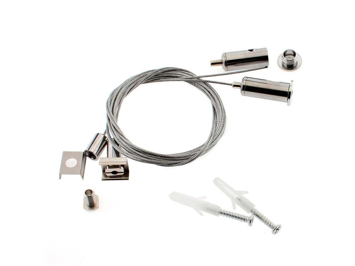 Kit Para Colgar Perfiles 2 Cables de Suspensión Ken 15M LEDBOX