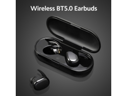 Auriculares Inalámbricos Bt Intrauditivos Deportivos Bt5.0 Control Táctil Inteligente Ergonómico Negro