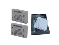 2 Baterías Para Cámara De 1400 Mah Y 3,7 V Para S100v, S110, Sx200 Is, Sx210 Is, Sx220 Hs Y Sd 800