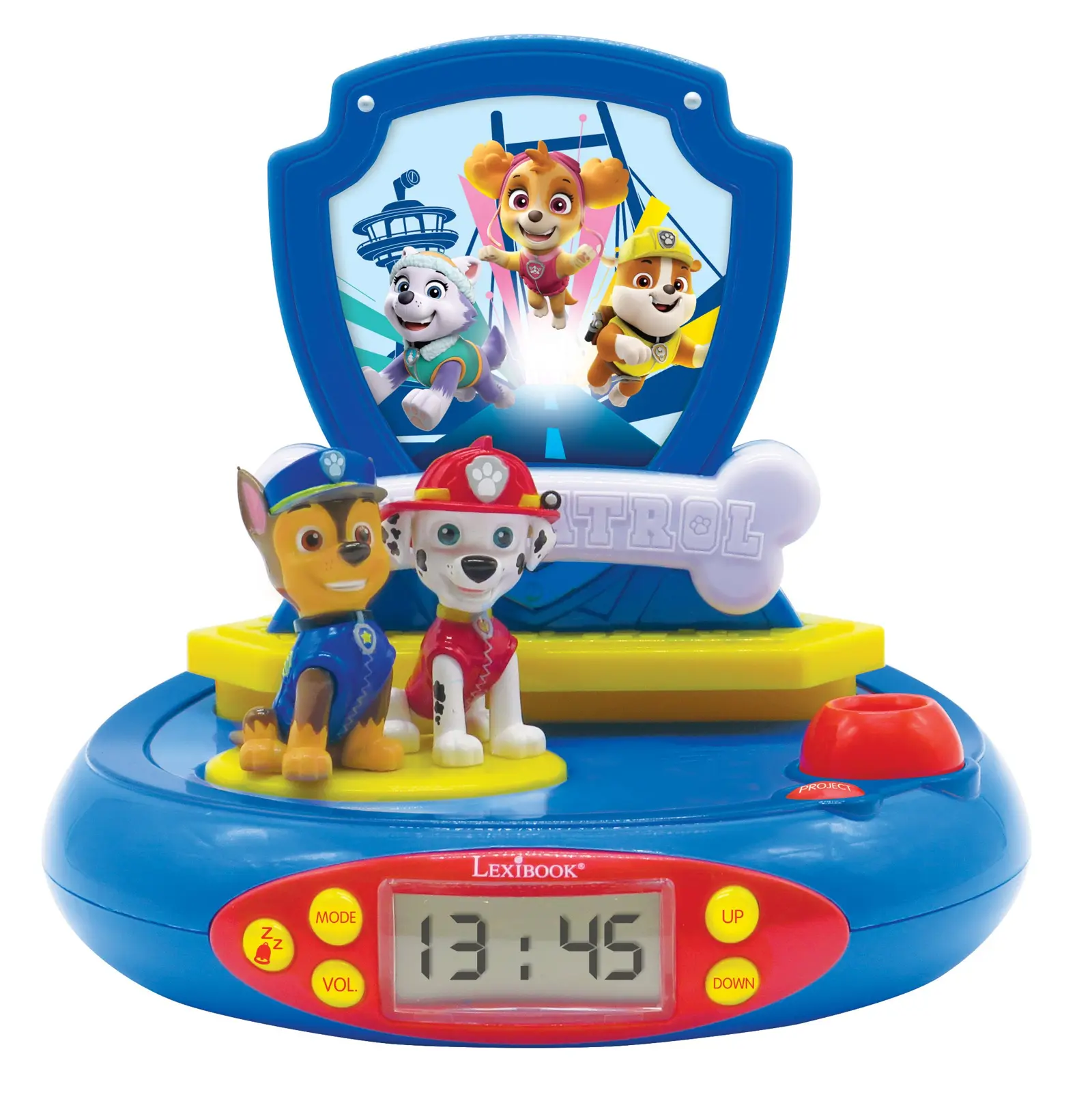 Paw Patrol Chase 3d-figur Projektionswecker Mit Superhelden-sounds