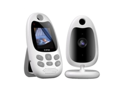 Monitor de bebé Yunzii VB610 con pantalla de 2 pulgadas e intercomunicador de voz bidireccional con visión nocturna automática