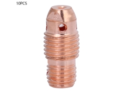 Juego De 10 Cuerpos De Pinza De Cobre 13n26-29, Consumibles Para Antorcha De Soldadura Tig (13n27).