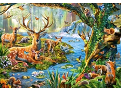 Puzzle CASTORLAND Forest Life (500 Piezas)