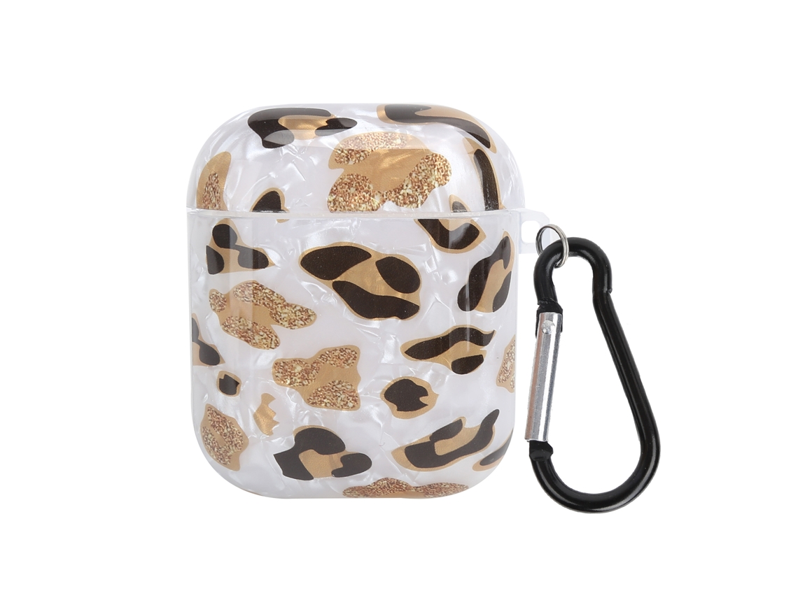 Capa Protetora Para Fones De Ouvido Com Fecho Para Ios Earbuds 1/2 Abs Anti-arranhões Portátil