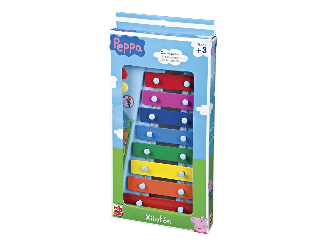 Instrumento Musical PEPPA PIG Xilófono de plástico (Edad Mínima Recomendada: 3 años)