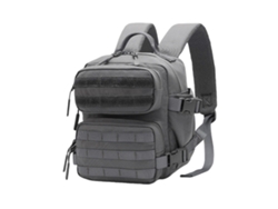 Mochila multifuncional de 9 litros para acampar, hacer senderismo, ir al gimnasio y practicar deportes; ideal para actividades al aire libre como el ciclismo. Color: Gris.