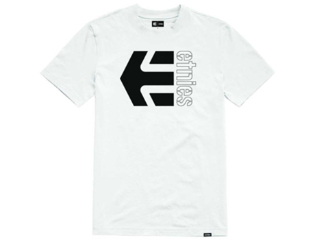 Camiseta de Hombre ETNIES Corp Combo Outdoor Blanco (M)