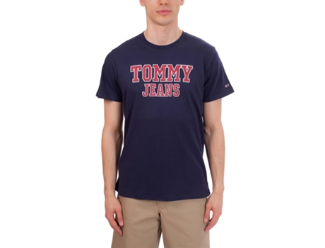 Camiseta de Hombre TOMMY JEANS Azul (XL)