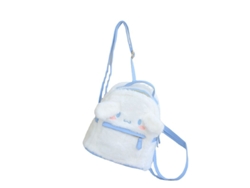 2026-mochila De Peluche Cute Small Furry My Melody Para Niñas, Mochilita Infantil Con Cinturones Ajustables Azul