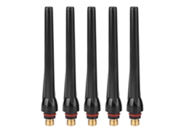 5 Piezas Tapa Trasera Larga Para Soldadura Tig, Compatible Con Sr17/sr18/sr26, 0.9x0.5cm, Accesorio Para Antorcha