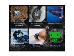 Reloj Inteligente Rogbid Tank S2 Con Pantalla Táctil Ips De 1,83 Pulgadas, Bluetooth, Llamadas, Monitor De Actividad Física, Ip68, Resistente Al Agua,