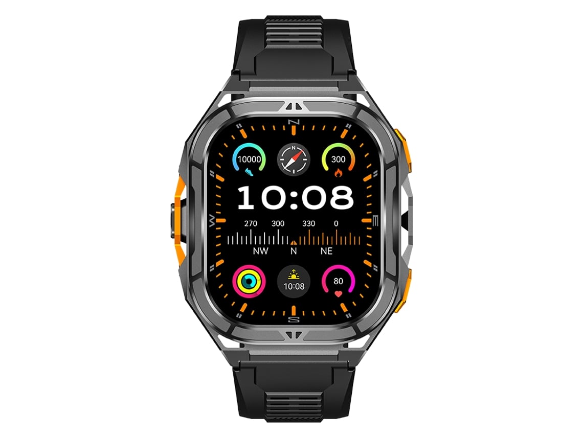Smartwatch X5 Con Gps De Doble Frecuencia, Pantalla Amoled, Barómetro Y Brújula (negro)