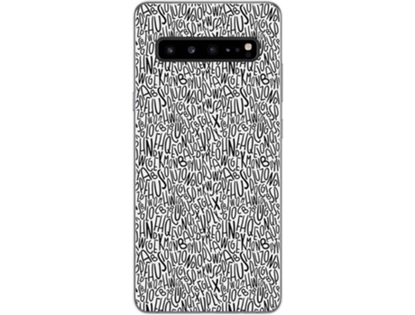 Carcasa Samsung Galaxy S10 5G TUMUNDOSMARTPHONE Letras Multicolor