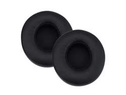 1 Par De Almohadillas Para Auriculares Inalámbricos Beats Solo 2/3 - Negras, Cómodas Y Compatibles