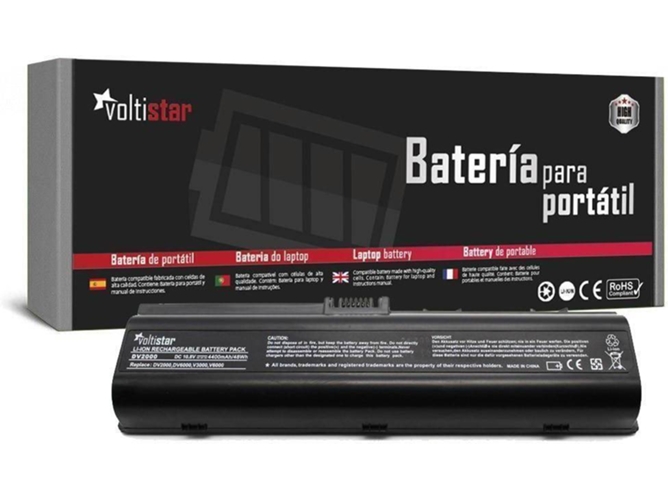 Batería para Portátil VOLTISTAR HP Pavilion V6000 Dv2000 C700