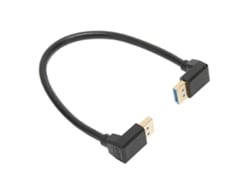 Cable Displayport 1.4, Ángulo De 90 Grados, Macho A Macho, 32,4 Gbps, 8k/60 Hz, Alta Velocidad, Seguro Y Estable.