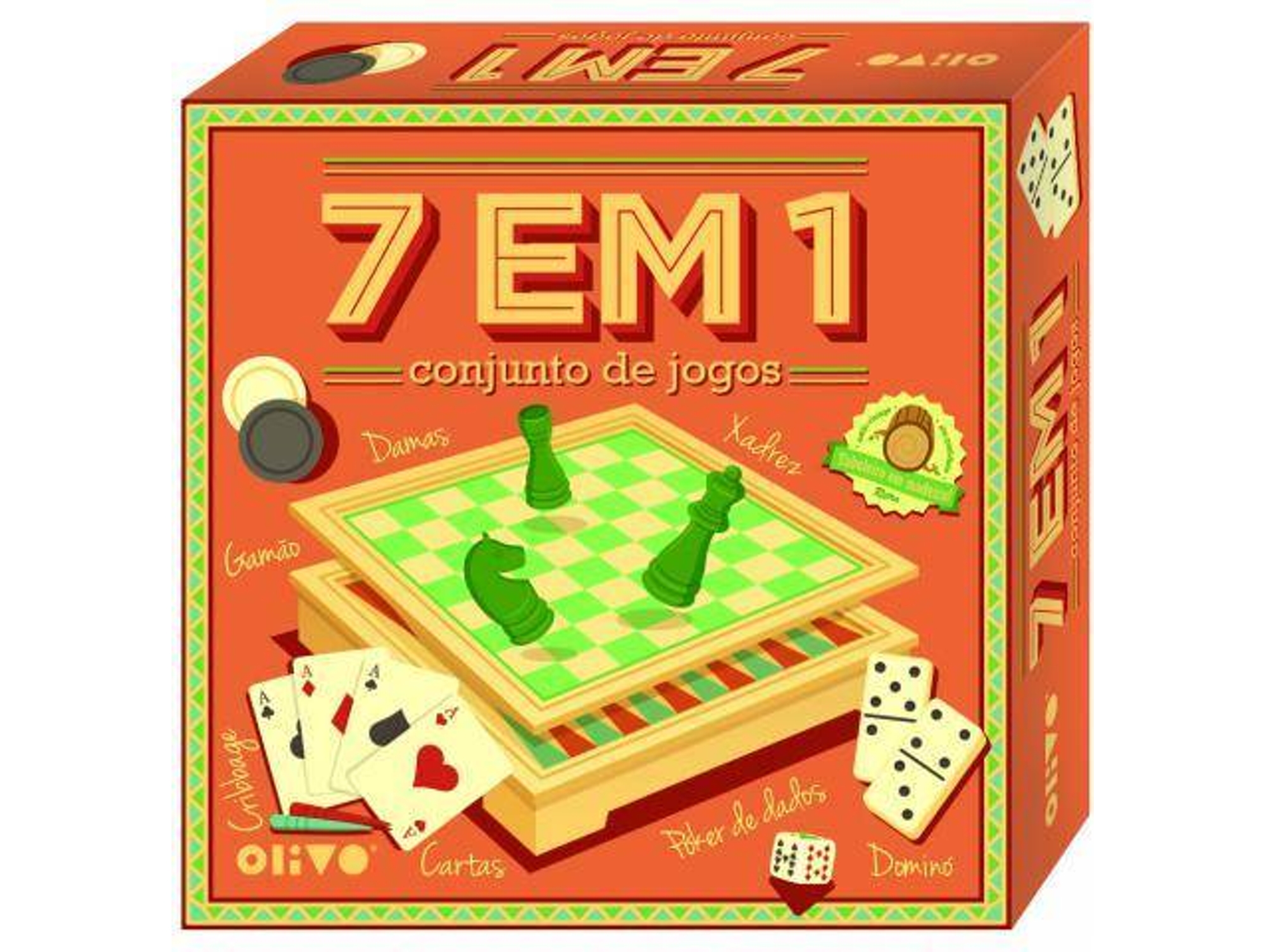 Conjunto de Juegos OLIVO 7 en 1 (Edad Mínima: 8)