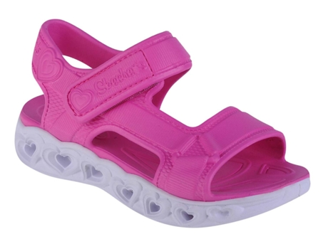 Sandalias SKECHERS Heart Lights Always para Niña (32 - Rosa)