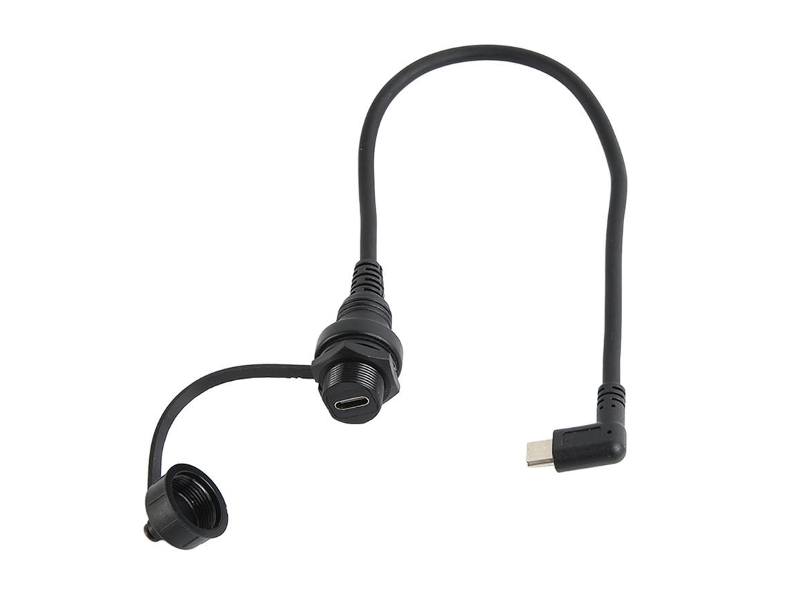 Cable De Extensión Usb Tipo C, En Ángulo Recto, Para Instalación En Coche, Barco Y Salpicadero.