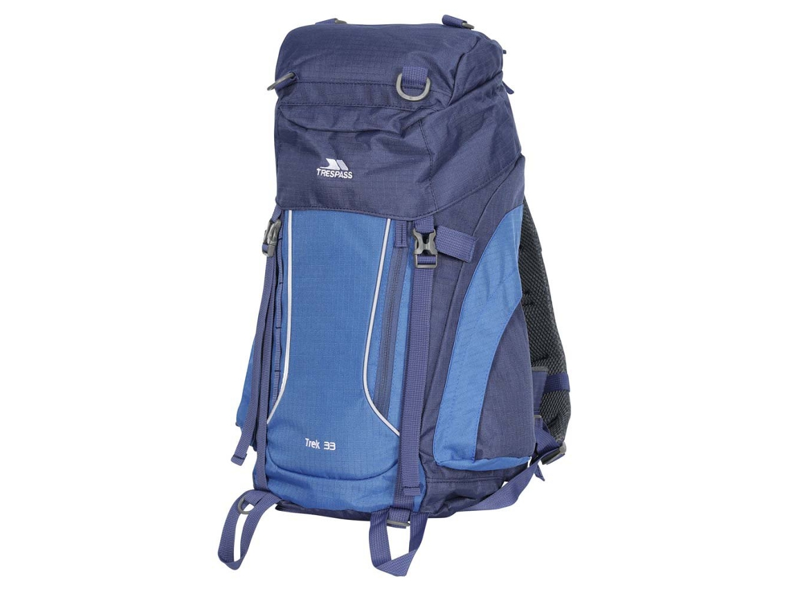 Mochila de Montaña TRESPASS Trek (31-40 L - Azul)
