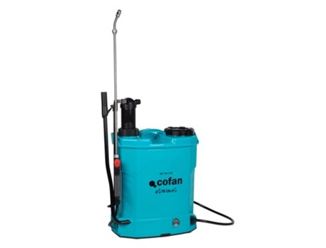 Pulverizador Trasero Eléctrico Capacidad: 16 Litros Batería Litio 12 V 8Ah Uso Manual y Automático COFAN