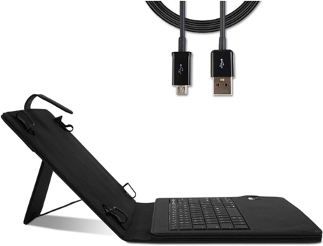 Funda Tablet Multi4You Teclado Universal Bluetooth (Universal 9«10") Negro