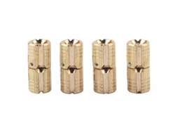4 piezas de resortes para gabinetes de bronce cobre de 8 mm y 180°