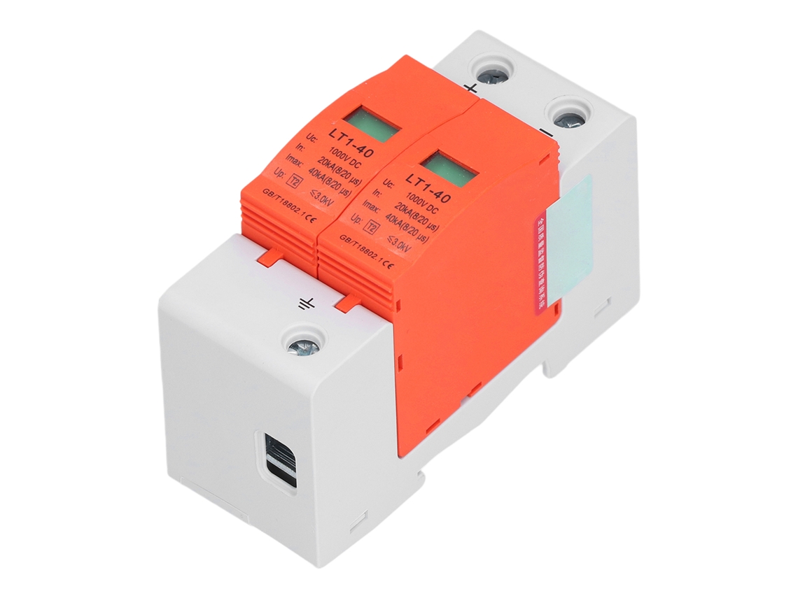 Protector De Sobrecarga Dc Fotovoltaico 2p 20-40ka 1000v Lt1-40 Arrester De Tensión