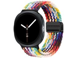 Correa para Samsung Galaxy Watch 8/8 Classic - Nylon trenzado con hebilla magnética clásica