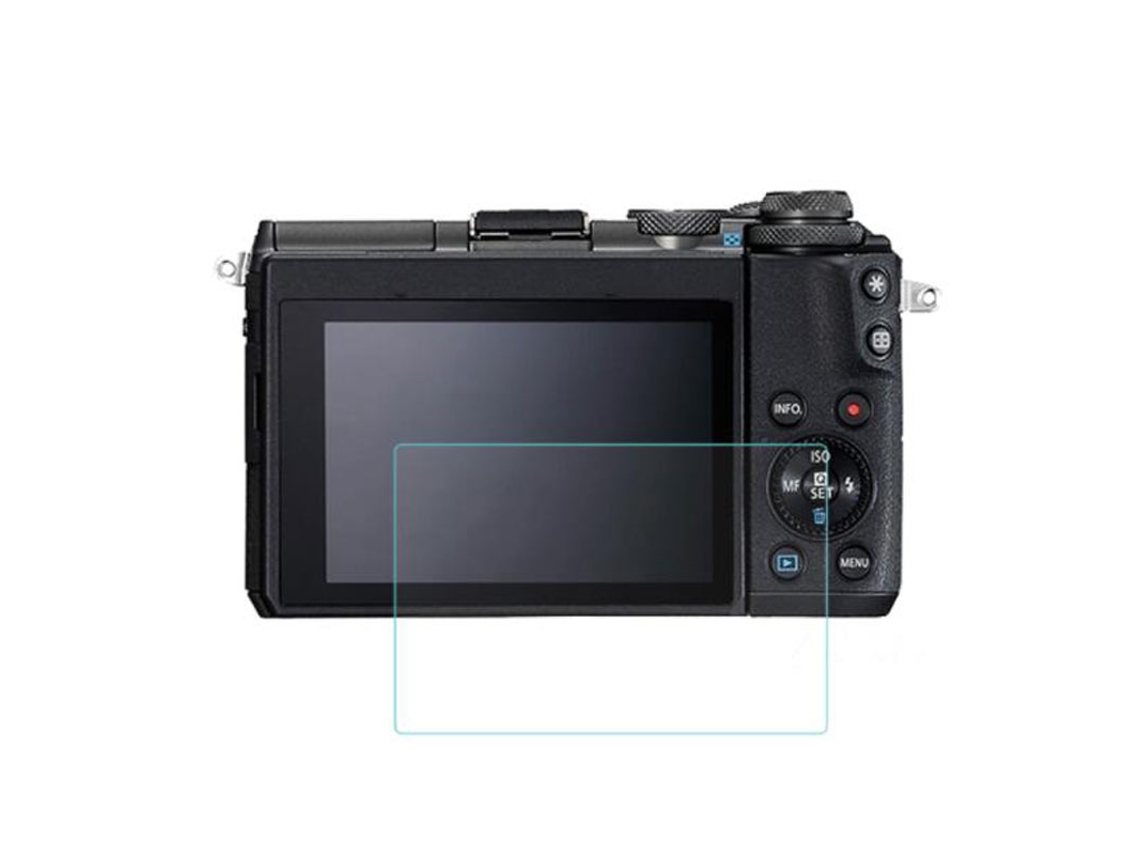 Juego de 5 protectores de pantalla de vidrio templado antirroturas y arcos para Canon EOS D200 II (5 unidades)